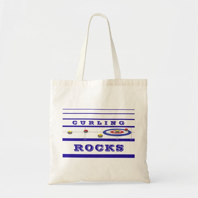 Tote Bag Rocks de curling (Devant)