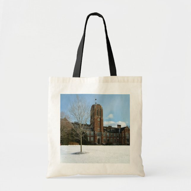 Tote Bag Rockwell en hiver au Grove City College (Devant)