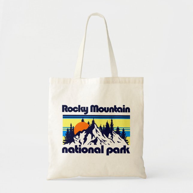 Tote Bag Rocky Mountain, Colorado (Devant)