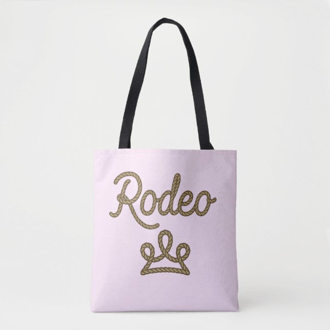 Tote Bag Rodeo Princess Pays Ouest Tiara Crown (Devant)