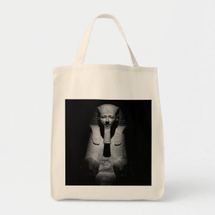 Tote Bag Roi pharaon noir et blanc