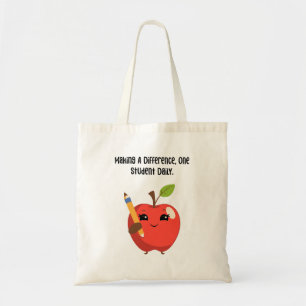 Tote Bag Rôle d'éducateur quotidien pour faire la différenc