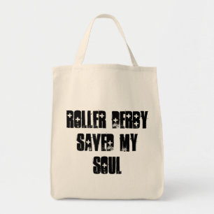 TOTE BAG ROLLER DERBY A SAUVÉ MON ÂME FOURRE-TOUT