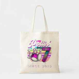 Tote Bag Rollin' en 7 Awesome 2015 Retro Bowling 7th Birt