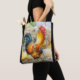 Tote Bag Rooster Fière