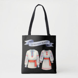 Tote Bag Roots Roumain Costume folklorique Attire tradition