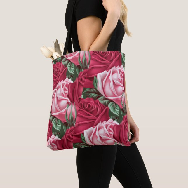 Tote Bag Rose (De près)