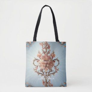 Tote Bag Rose baroque Fourre-tout