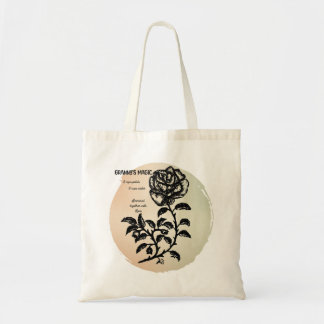 Tote Bag Rose de chalet sur Peach - La magie de Granny