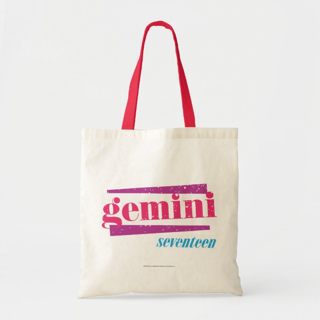 Tote Bag Rose de Gémeaux (Devant)