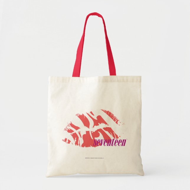 Tote Bag Rose de zèbre (Devant)