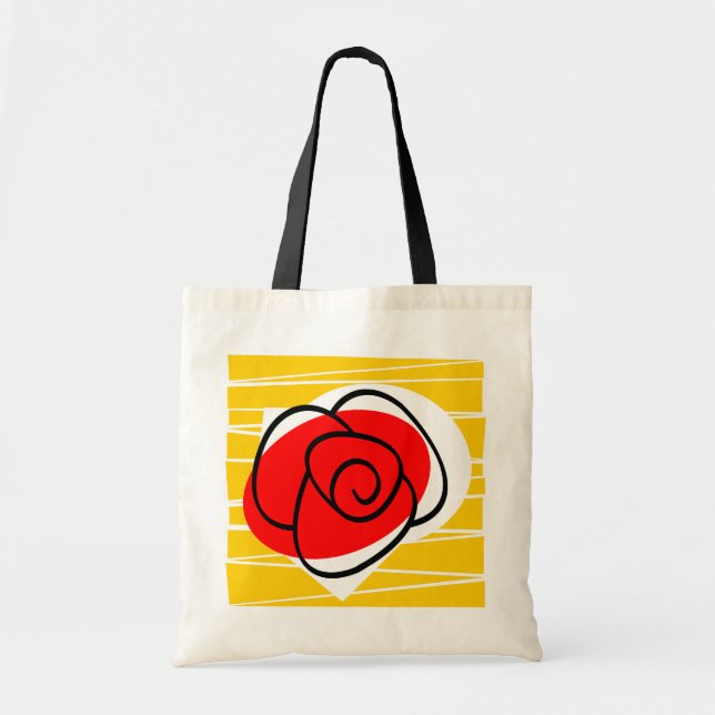 Tote Bag Rose espagnol fourre-tout (Devant)