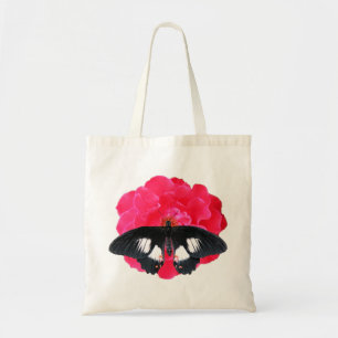 Tote Bag Rose et Swallowtail