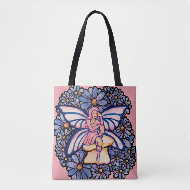 Tote Bag Rose fée (Devant)