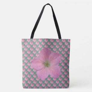 Tote Bag Rose floral botanique doux sur toute couleur