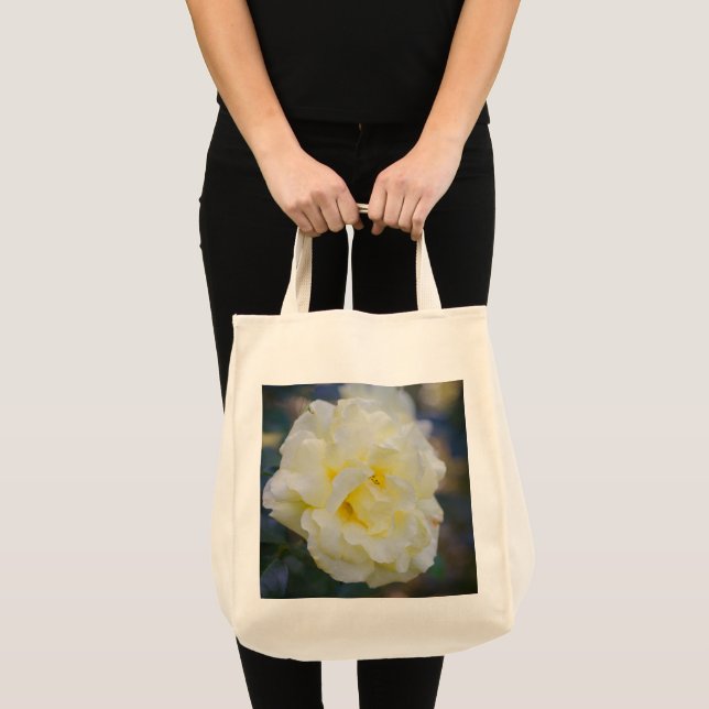 Tote Bag Rose jaune pâle (Devant (produit))
