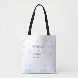 Tote Bag Rose mignon baby shower aquarelle moderne dat