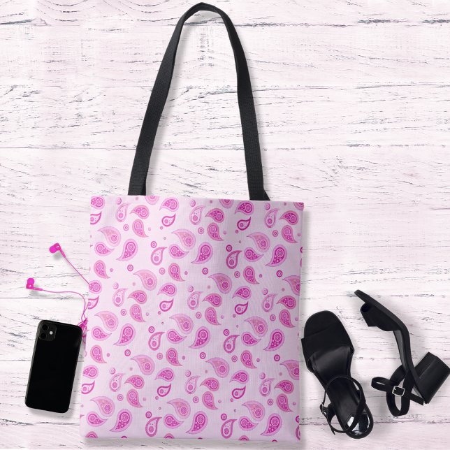 Tote Bag Rose Paisley (Créateur téléchargé)
