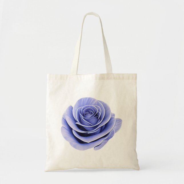 Tote Bag Rose pourpre (Devant)