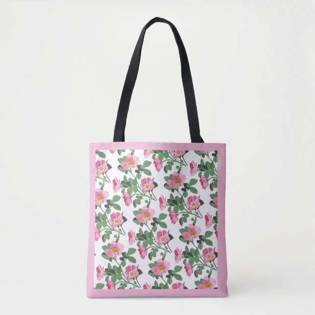 Tote Bag Rose rose chitzy (Devant)