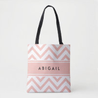 Rose rose noir blanc blanc moderne Chevron Zigzag