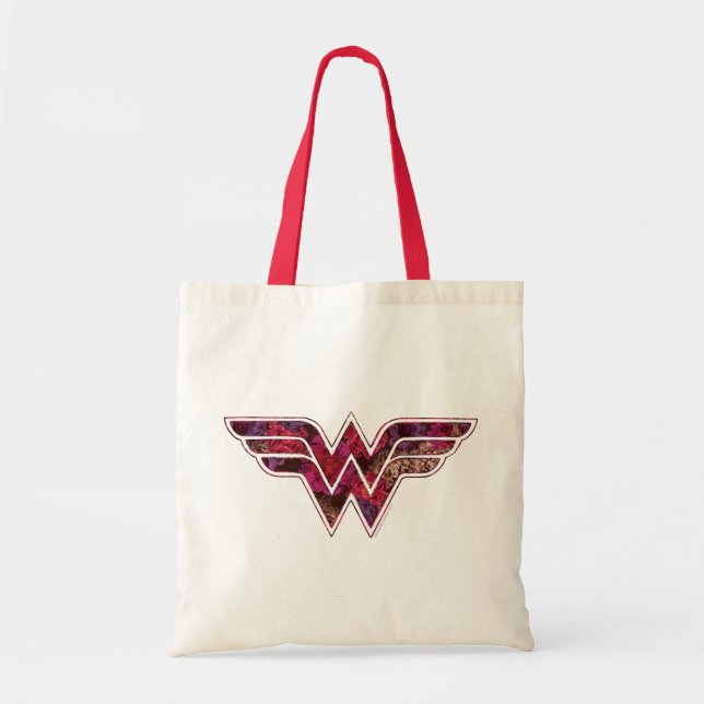 Tote Bag Rose rouge WW (Devant)
