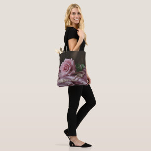 Tote Bag Rose Silken