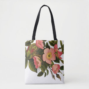 Tote Bag Roses Anciennes Jolies Roses Botaniques Roses