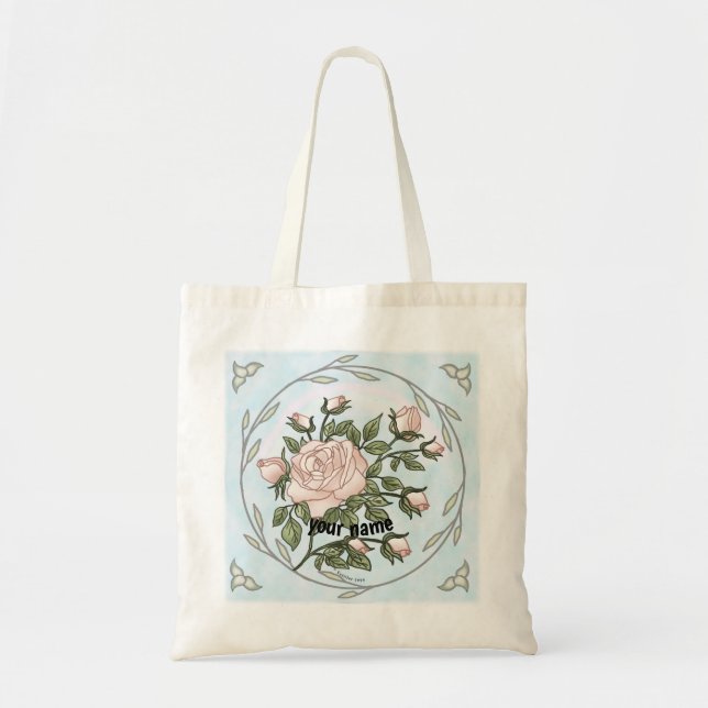 Tote Bag Roses de jardin (Devant)