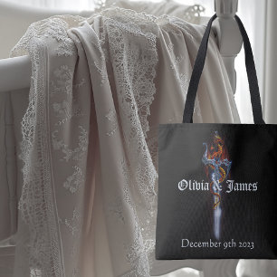 Tote Bag Roses d'épée de dragon rouge