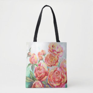 Tote Bag Roses Fourre-tout
