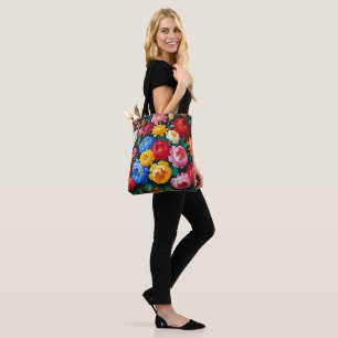 Tote Bag Roses lumineuses et colorées