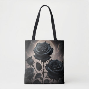 Tote Bag Roses Noires 