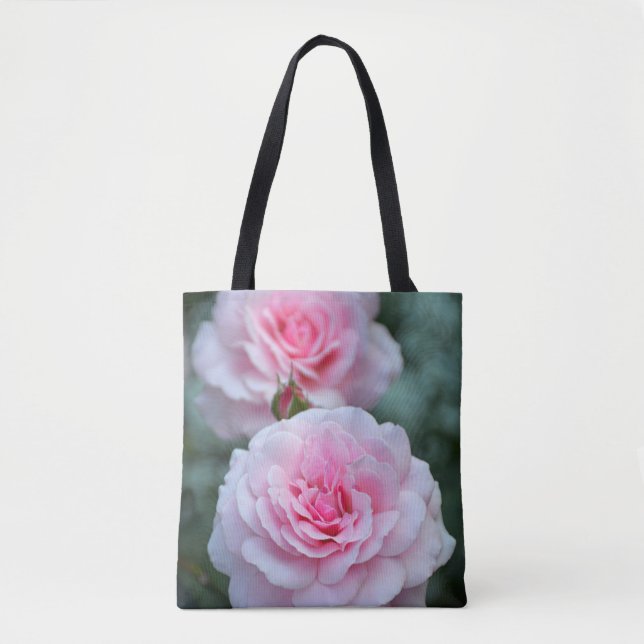Tote Bag Roses roses (Devant)