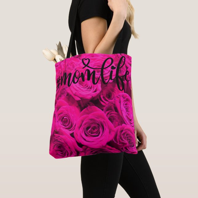 Tote Bag Roses roses roses fleurs roses cadeau floral rose (De près)