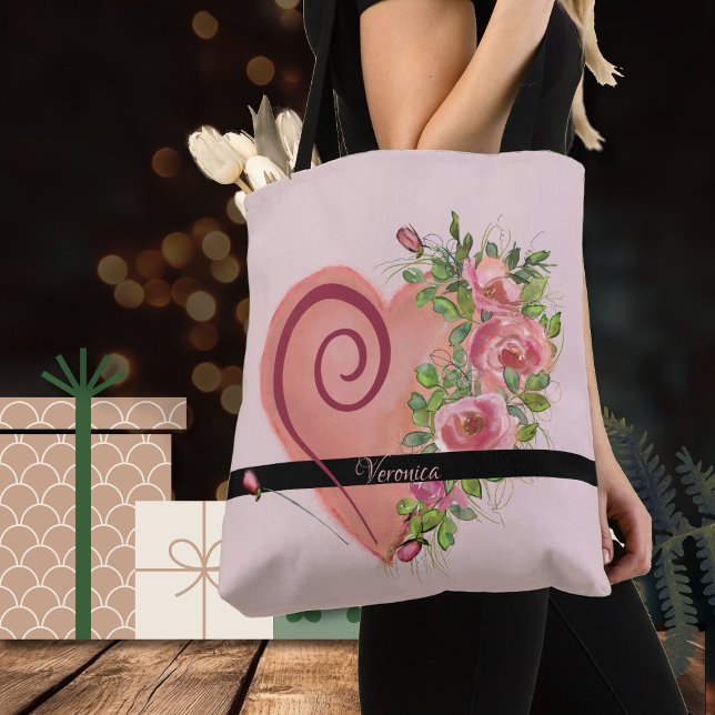 Tote Bag Roses roses roses roses rose mignonne Fourre-tout (Créateur téléchargé)