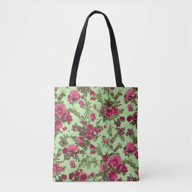 Tote Bag Roses roses victoriennes (Devant)
