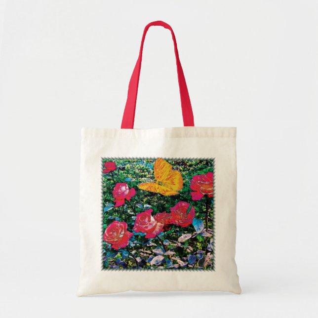 Tote Bag Roses rouges Roses rouges (Devant)