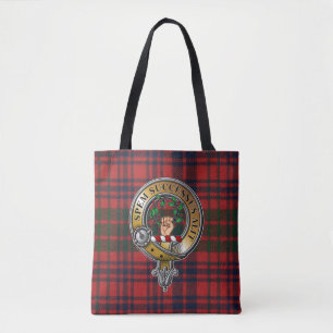 Tote Bag Ross Tartan & Badge