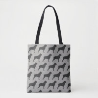 Rottweiler Chien race Silhouettes Motif Gris