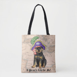Tote Bag Rottweiler Pirate