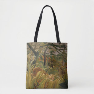 Tote Bag Rousseau Jungle Tropical Tiger Art