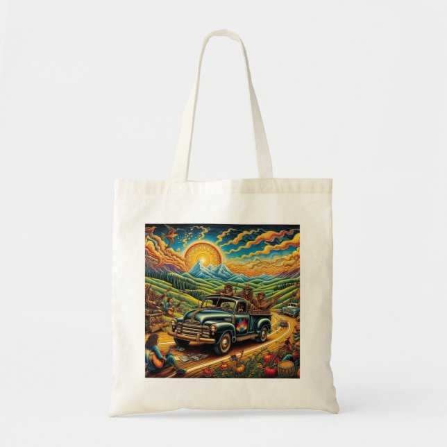Tote Bag Route de l'art populaire (Devant)