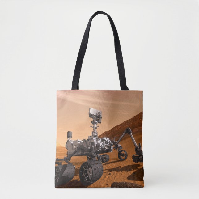 Tote Bag Rover Curiosity Du Laboratoire Scientifique Mars. (Devant)