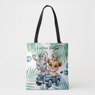 Tote Bag Royal Safari Ride Boy Baby shower Cadeau