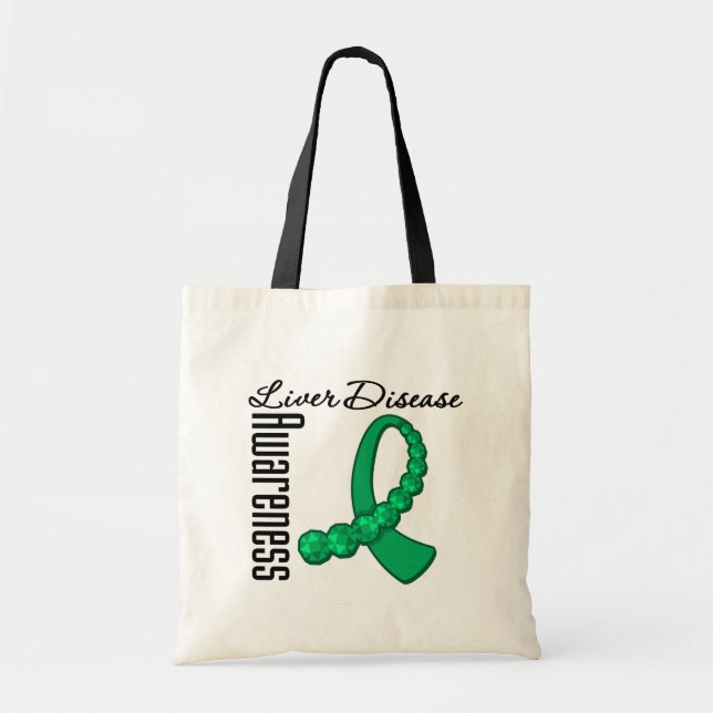 Tote Bag Ruban de pierre de taille de la sensibilisation au (Devant)
