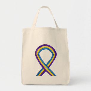 Tote Bag Ruban de sensibilisation au cancer de la vessie Sa