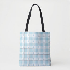 Tote Bag Ruban de sensibilisation au cancer de mésothéliome