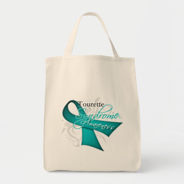 Tote Bag Ruban déroulant - Sensibilisation au syndrome de l (Devant)