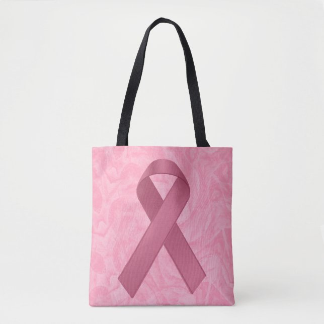 Tote Bag Ruban rose (Devant)